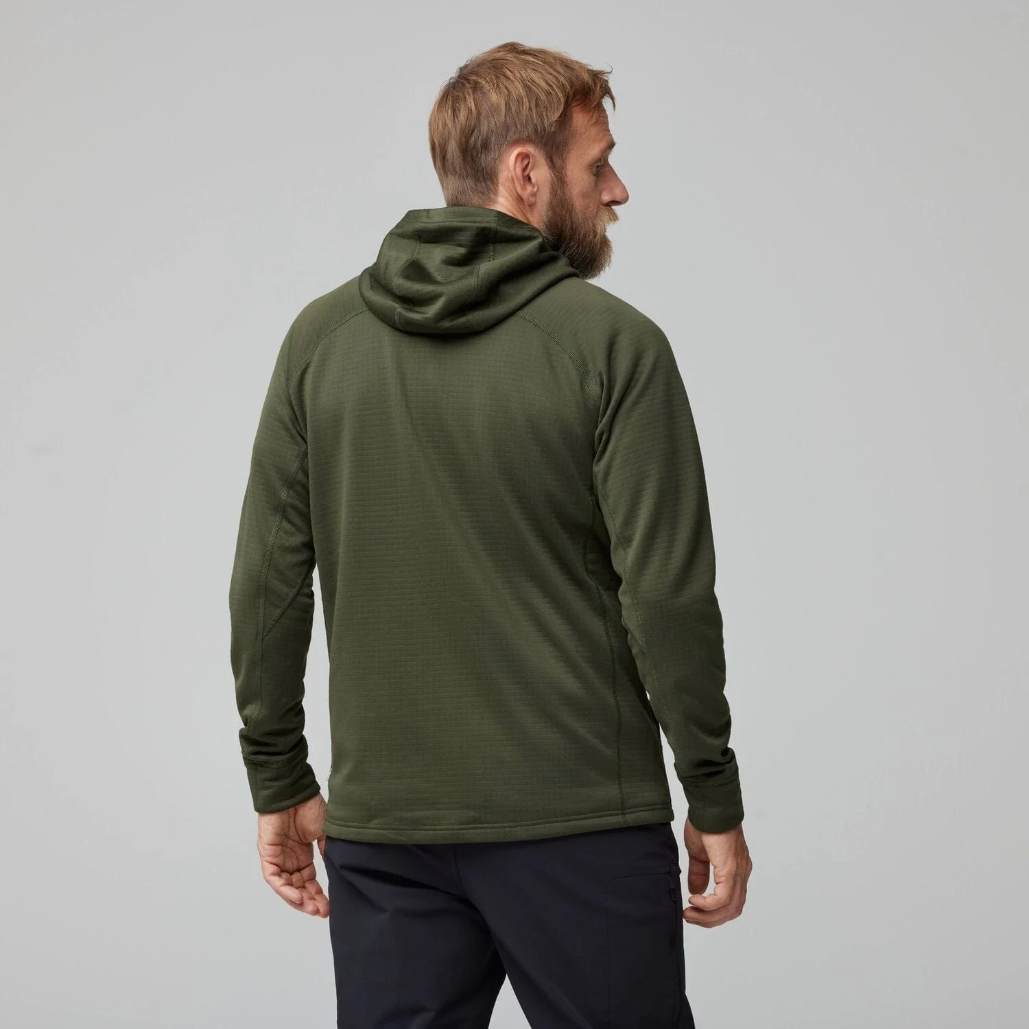 Abisko Grid Fleece Hoodie M - Image 3
