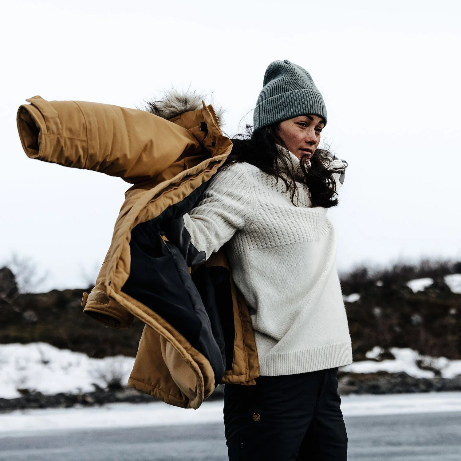 Directional Rib Beanie - Image 9